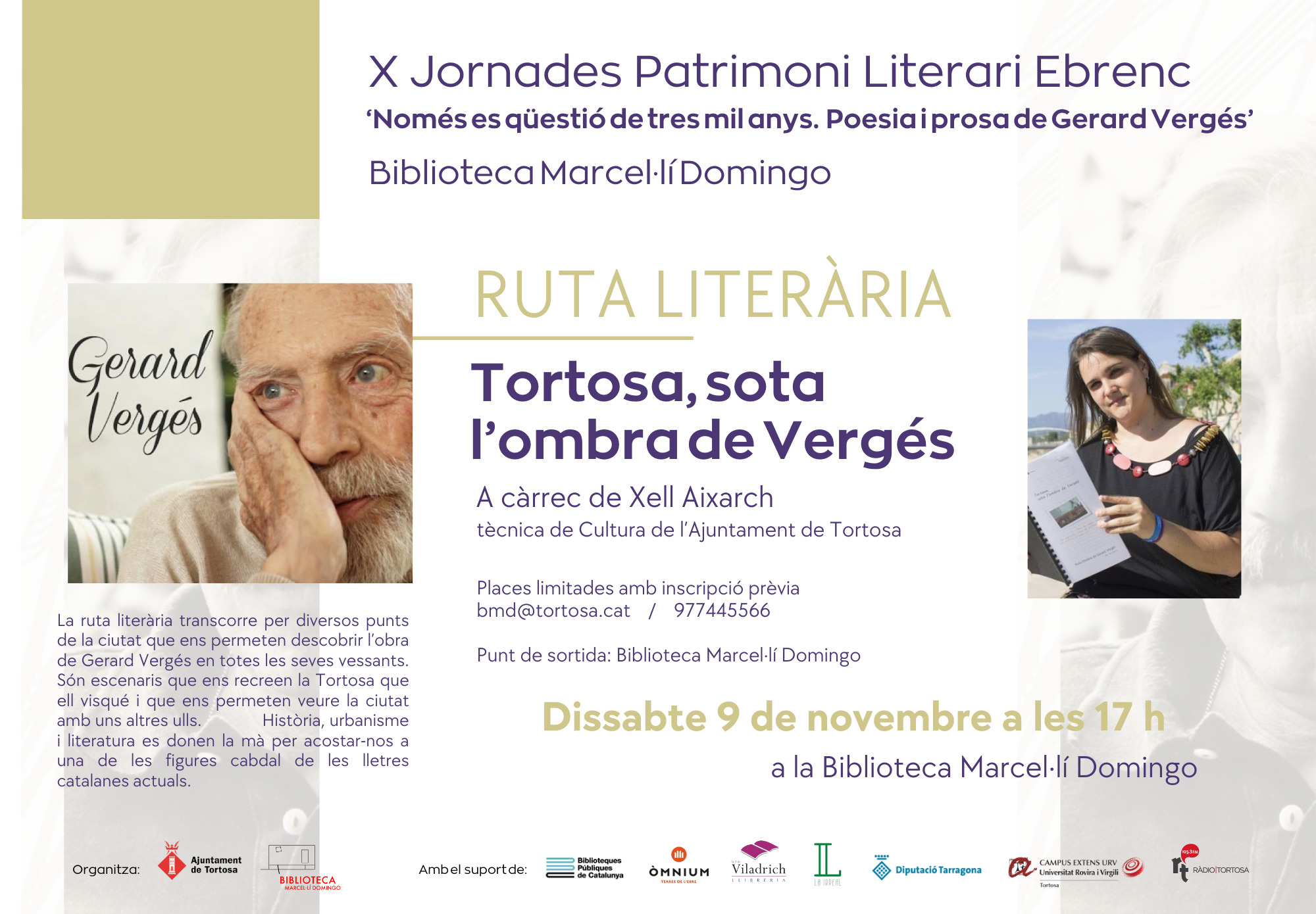 Ruta «Tortosa, sota l'ombra de Vergés»