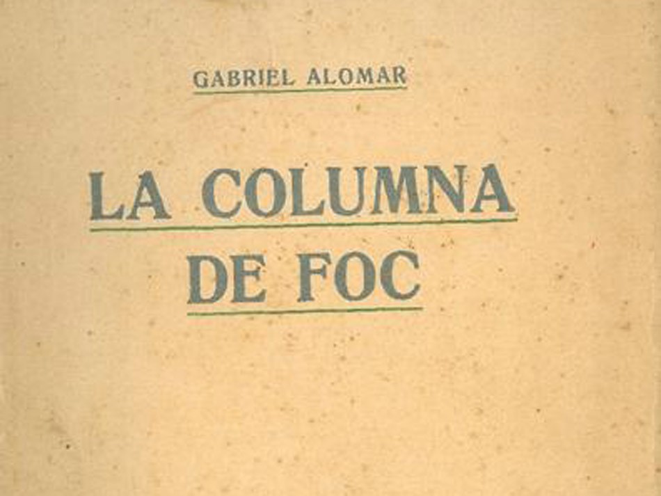 "La columna de foc" de Gabriel Alomar