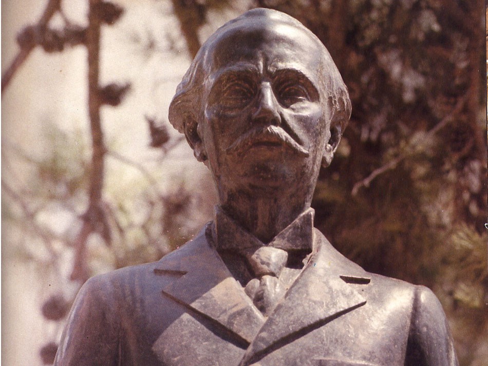 Bust de Narcís Oller. Català-Roca