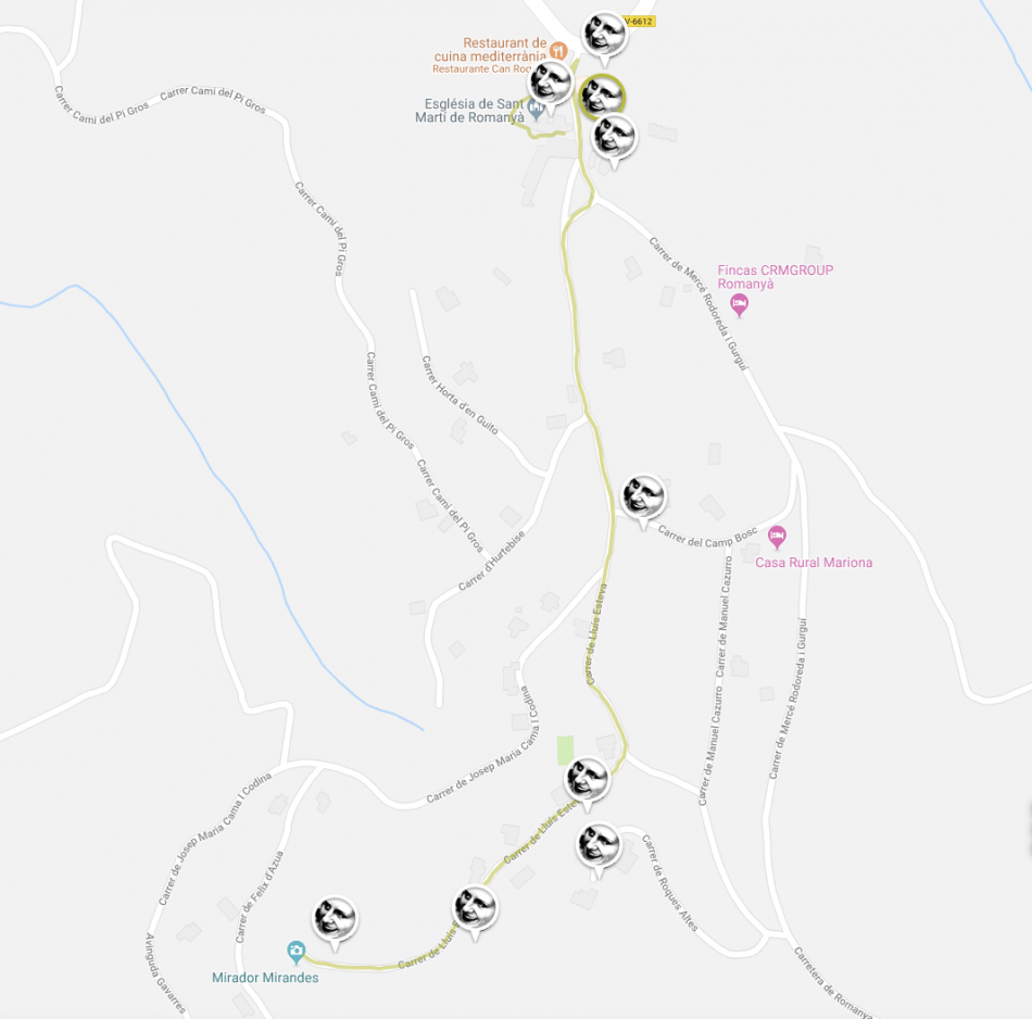 Itinerari Literari Mercè Rodoreda a Romanyà de la Selva