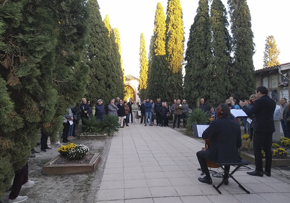 Inauguració de la ruta al cementiri de Cervera